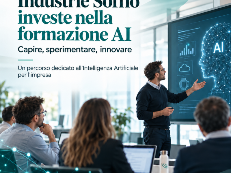 Industrie Soffio investe nella formazione sull&rsquo;Intelligenza Artificiale